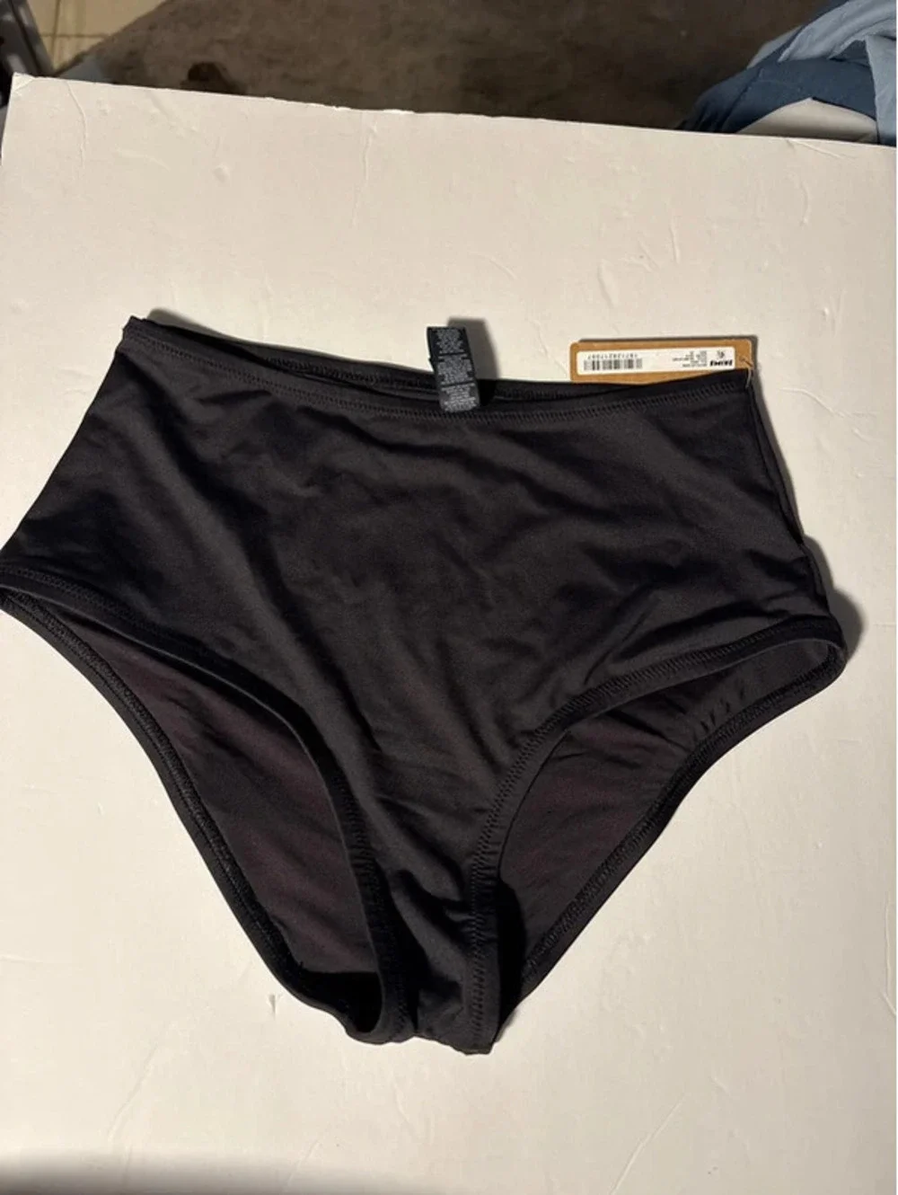 SKIMS Swim NWT Full Breif Bottom Black Size XS